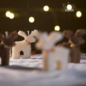 Winter Reindeer Candle Set