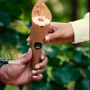 Blossom Cone Gift Candle